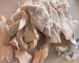 減量期に　サラダチキンアレンジ　酢の物作り方2写真