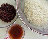 炊飯器で楽々お赤飯♪餅米、お米、1対1作り方5写真