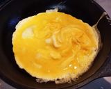 簡単♪︎美味しい！ふわふわ卵の豚ニラ玉♡作り方4写真