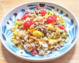 ミンチィ◎豚ひき肉とポテトにトマトのご飯作り方8写真