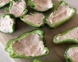 塩麹豆腐のピーマン肉詰め作り方4写真