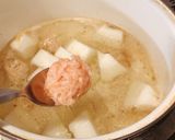 冬瓜と鶏団子のスープ作り方4写真
