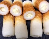 肉巻きチーズちくわ☆青のり塩味作り方2写真