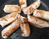 肉巻きチーズちくわ☆青のり塩味作り方10写真