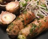 肉巻きチーズちくわ☆青のり塩味作り方13写真