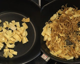 切干し大根と油揚げと空芯菜と塩ダレ炒め作り方2写真