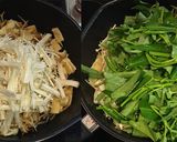 切干し大根と油揚げと空芯菜と塩ダレ炒め作り方3写真