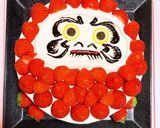 苺たっぷり♡だるまのバースデーケーキ作り方7写真