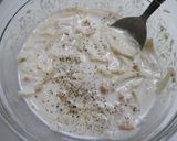 レンジで簡単！ツナのクリームパスタ作り方3写真