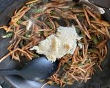 つくしの中華風鶏ささみ炒め作り方3写真