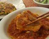 豚バラ肉のトマト煮込み。(o^^o)♪作り方7写真