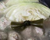 ぶっこみ☆鶏だんごキャベツ鍋♪作り方8写真