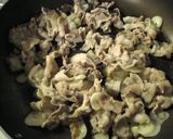 豚バラとニンニクの生姜焼き丼作り方2写真