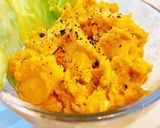 かぼちゃとりんごとクリームチーズのサラダ作り方5写真