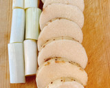 ホクホク甘い♡長芋と長ネギの焼きびたし作り方1写真