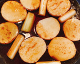 ホクホク甘い♡長芋と長ネギの焼きびたし作り方3写真