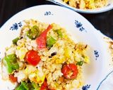 ししとうとミニトマトの焼きめし作り方6写真