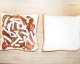 ナポリタンのホットサンド作り方5写真