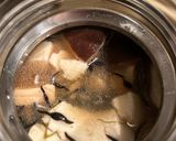 鮭豆腐海藻椎茸の中華風スープ作り方8写真