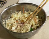 簡単☆玉ねぎと薬味ときのこのかき揚げ素麺作り方5写真