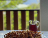 簡単☆玉ねぎと薬味ときのこのかき揚げ素麺作り方12写真