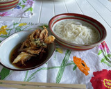 簡単☆玉ねぎと薬味ときのこのかき揚げ素麺作り方13写真