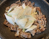 私の母直伝！簡単！豚肉と白菜の味噌炒め作り方5写真