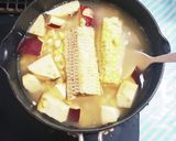 さつま芋とトウモロコシの玄米ご飯作り方3写真