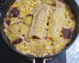 さつま芋とトウモロコシの玄米ご飯作り方8写真