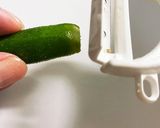オクラ　ピーラーで時短♪下処理作り方2写真