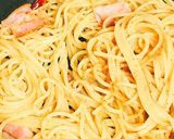 マカ入りペペロンチーノ生オクラ添え作り方7写真