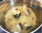 サバの水煮缶であら汁♪作り方3写真