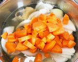 サバの水煮缶であら汁♪作り方4写真