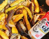 茄子とひき肉の甘辛炒め作り方3写真