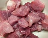 簡単♪おいしい豚の角煮風☆(*´꒳`*)作り方1写真