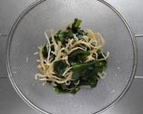 レンジで簡単☆切干大根とワカメのサラダ。作り方4写真