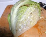 速攻ザワークラウト風、キャベツ酢油炒め作り方1写真