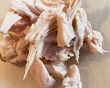 サラダチキンとオートミールの中華粥作り方1写真