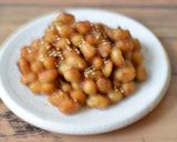 お弁当に！【甘辛大豆】ほっこり甘辛味作り方5写真