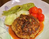 キムチ入りハンバーグ作り方8写真