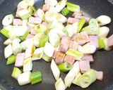 バター醬油の葱ベーコン作り方2写真