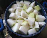冷して食べる！とうがんの梅煮！！作り方1写真