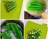 トマトとオクラの冷や汁風作り方5写真