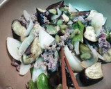牛肉と茄子の味噌柚子胡椒炒め作り方2写真