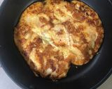 簡単ヘルシー＊豆腐でキムチチヂミ作り方4写真