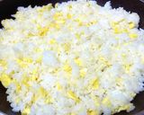 カニと卵白のふわとろ あんかけチャーハン作り方3写真