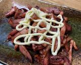 日本酒に！烏賊ゲソの生姜炒め作り方6写真