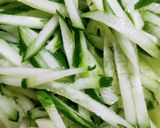 もやし彩りサラダ＊給食風の冷やし中華に作り方2写真