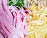 もやし彩りサラダ＊給食風の冷やし中華に作り方4写真