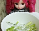 リカちゃん♡野菜室救出ニラ天(´･韮･`作り方3写真